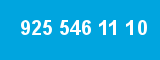 925 546 11 10 925 546 11 10